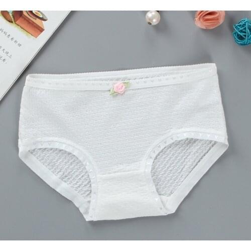 10pc/lot Girls Cotton Summer Low Waist Briefs Childrens Cotton Summer Briefs Cotton Students Girl Underwear