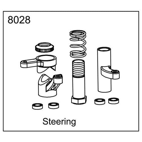 ZD racing EX07 accessories super sports car 1/7 original accessories 8028 steering protection