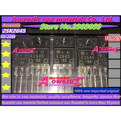 Aoweziic 100% new imported original 2SK2645 K2645 TO-220F LCD power switch tube 600V 9A