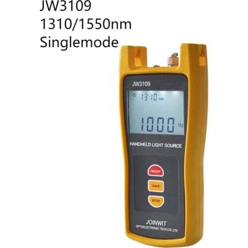 Free Shipping Singlemode JW3109 High Quality Wavelength 1310&1550nm Portable Fiber Optical Light Source