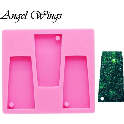 Shiny water glass shape silicone tumbler mold keychain Mold epoxy resin mould handmade DIY Jewelry Making DY0077