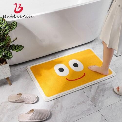 Bubble Kiss Carpets For Living Room Floor Mat Cartoon Animal Modern Home Rugs Bathroom Absorbent Door Mat Bedroom Decor Area Rug