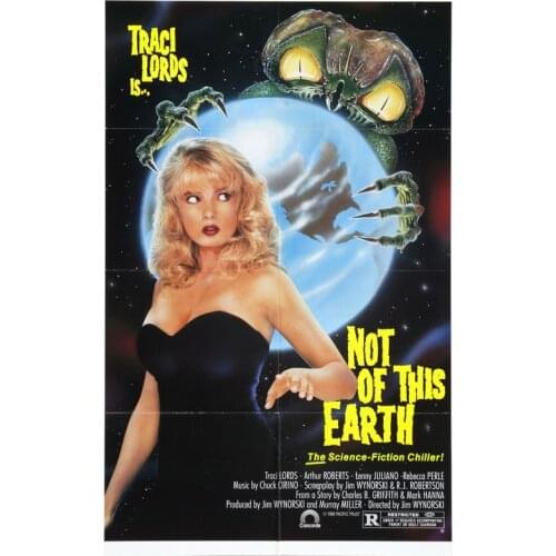 D0819 Not of This Earth (1988) Movie Traci Lords Silk Fabric Poster Art Decor Indoor Painting Gift
