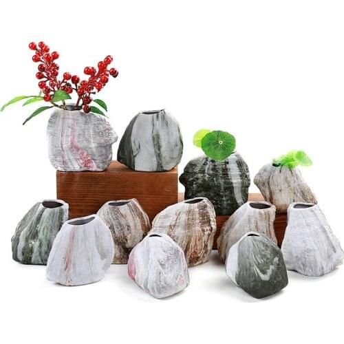 Creative Nordic Simple Ceramic Flower Vase For Modern Insert Living Room Home Decoration Accessories TV Cabinet Vases Ornaments
