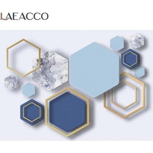 Laeacco Polygonal Pattern Wall Background Photography Customized Home Decor Poster Photozone Photographic Bckdrop Photo Studio