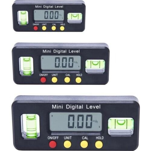 Magnetic Angle Finder Electronic Level Box Digital Level Horizontal Inclinometer Angle Ruler Measuring Tool 100mm 150mm