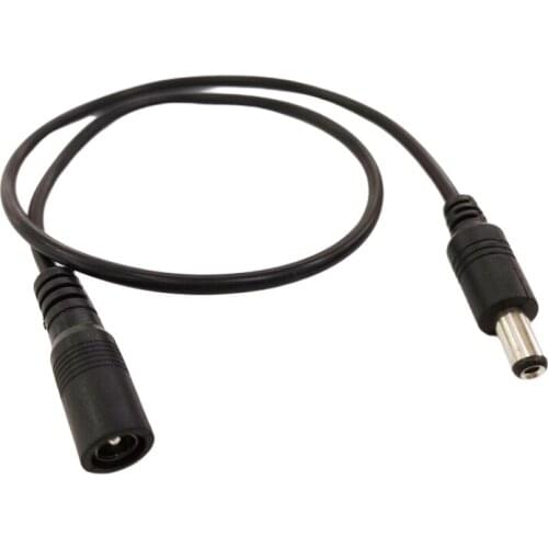 NCHTEK DC Power 5.5x2.1mm Female to Male Plug Extension Cable for CCTV Cameras,5.5*2.1 M/F Adapter Cable/Free shipping/100PCS
