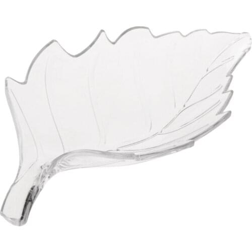 New Arrival Fish Tank Feeder Aquarium Shrimp Acrylic Leaf Shape Food Dish Tray