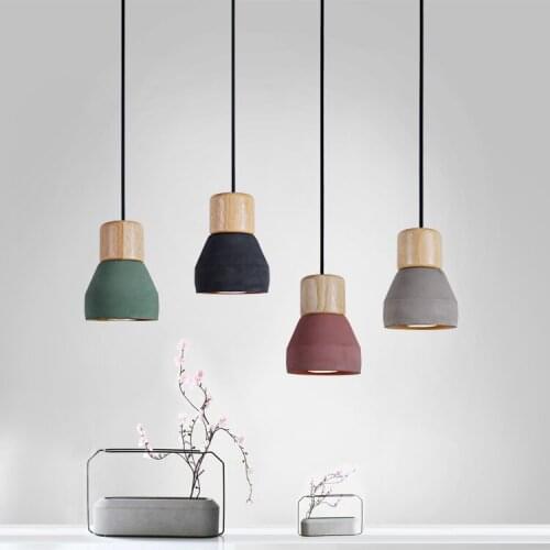 New Nordic Iron Pendant Lights Macaron Lamp For Restaurant /bar/coffee Shop Home Lighting Luminarias luminaria