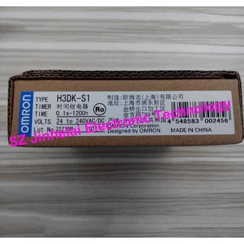 Authentic original OMRON H3DK-S1 Solid state time relay 24-240VAC/DC 0.1s-1200h
