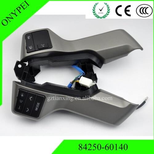 84250-60160-B1 Steering Pad Switch 84250-60160 84250-60140 For Toyota Land Cruiser Prado 150 GRJ150 KDJ150 8425060160B1
