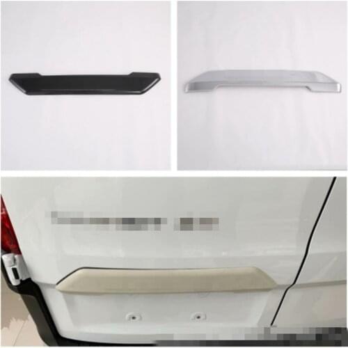Fit For Ford Transit 2017 Ford Tourneo Custom 2016 Carbon Fiber Style ABS Car Rear Door Trunk Cover Trim Styling Sticker