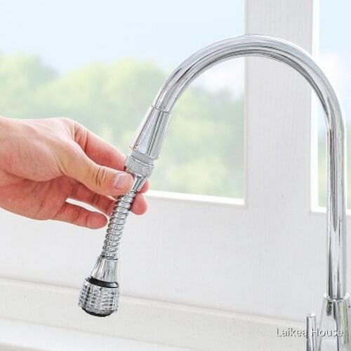 360 Degree Adjustable Faucet Bathroom Faucet Shower Extender Faucet Extender Home Kitchen Accessories Retractable Foam Faucet