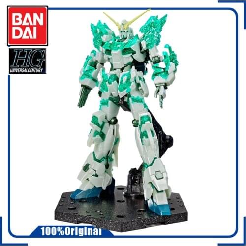 BANDAI The Gundam Base Limited HG 1/144 UNICORN GUNDAM Assembly Model Action Toy Figures Gifts for Children