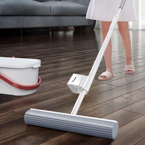 Kitchen Lazy Mops Reusable Cleaner Easy Wring Wash Dry Sponge Microfibre Mop Living Room Fregona Household Cleaning Tools DF50TB