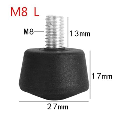 Universal Anti-slip Rubber Foot Pad Feet Spike Photography Accessories for Tripod Monopod 3/8 Inch 1/4 Inch M8 Kits