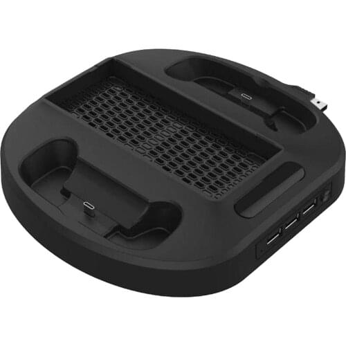Vertical Stand Dual Controller Charger 3 USB HUBs for Series S Console