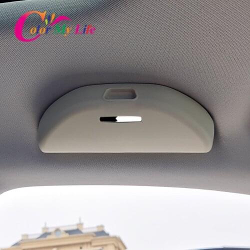 Color My Life 1 Set Car Sunglasses Holder Glasses Box Storage Holder Fit for Volkswagen VW Passat 2011 - 2017 Accessories