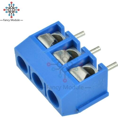 10PCS KF301-3P 5.08mm 3 Pin Connect Terminal Screw Terminal Connector PCB Connector