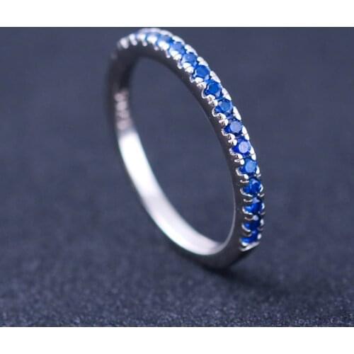 100% Quality Assurance 925 Sterling Silver Semi-Eternal Ring Ladies Engagement Color SONA Stone Wedding Ring Jewelry
