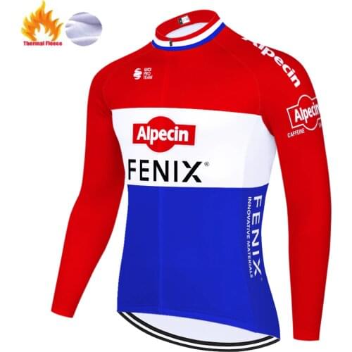 2021 Alpecin fenix Winter Thermal Fleece Heren Sprzęt Jazda Rowerze Jacket Shirt 자전거옷 Hombre Maillot Ciclismo Cycling Jersey Men
