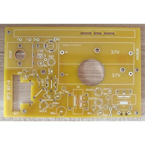 2P3 67-4 Rifle Four-tube Radio Board DIY Nostalgic Germanium Tube Radio 2P3 Radio