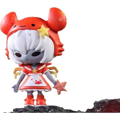 ABIRUARI Zodiac Compass Star Palace Series Blind Box Trendy Toy Hand Office Decoration Toy