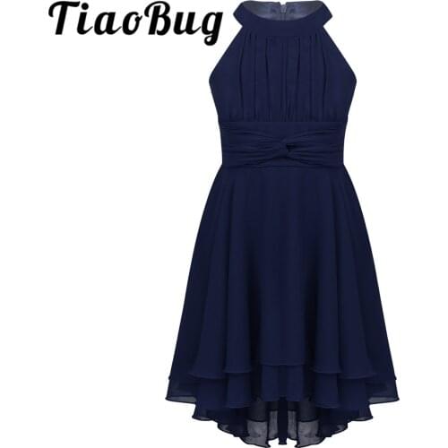 Kids Princess Flower Girls Dress Summer Tutu Wedding Birthday Party Dresses Girls Childrens Costume Teenager Prom Dresses