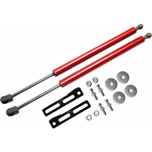 For Volkswagen VW Polo Mk5 (6R) 2009-2017 Front Hood Bonnet Modify Gas Struts Shock Carbon Fiber Damper Lift Supports Absorber