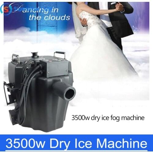 DJ Fog Machine Low Lying 3500W Nimbus Dry Ice Smoke Machine Party Wedding Dance Floor Lighting Show Decoration Covered 200 Sqm