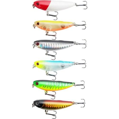 Hot Sale Luya Bait Pencil Water Surface 7.7cm/4.7g Floating Fishing Bait Simulation Lure Horse Mouth Fishing Tackle Fishing Gear