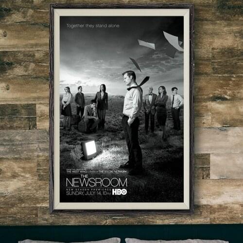 202 The Newsroom TV Show Wall Silk Cloth Poster Art Decoration Gift