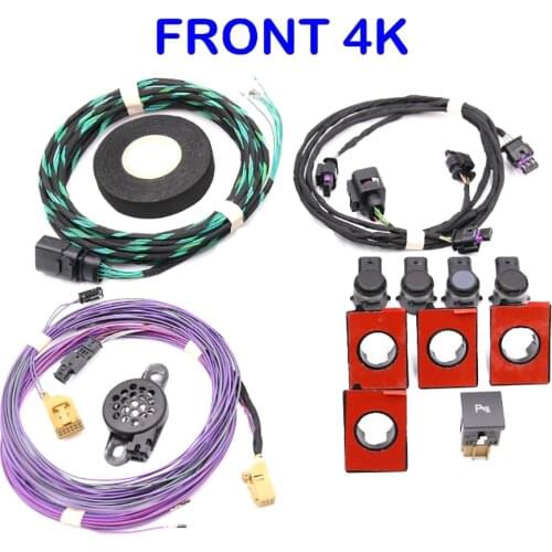 Front Park Pilot 4K To 8K Parking Sensors Kit Without Module For VW Jetta MK5 MK6 Golf 5 6