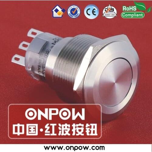 ONPOW 22mm metal push button switch(CE, ROHS, UL) GQ22-A-/S