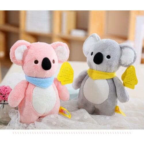 Lovely cartoon koala about 26cm soft doll , pink or gray koala plush toy baby toy birthday gift h0755