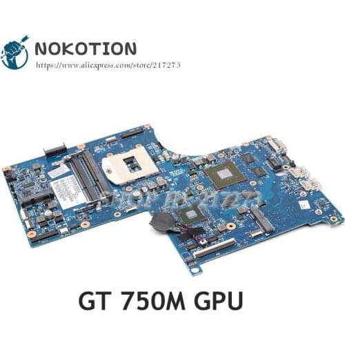 NOKOTION 736481-501 736481-001 For Hp Envy 17T 17-J Laptop Motheboard HM87 DDR3L GT750M 4GB Video card