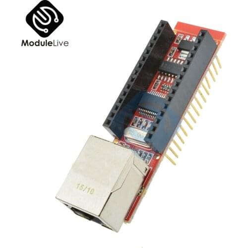 5PCS ENC28J60 Ethernet Shield V1.0 For Arduino Nano Microchip HR911105A RJ45 Nano V3 Ethernet Webserver Board Module