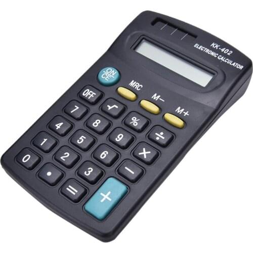Portable 8 Digit Calculator General Purpose Electronic Calculator Battery Powered Students Calculator