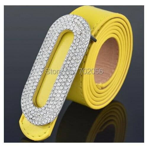 2015 candy color solid Ladies PU Leather Skinny belts Waistband Belt Fashion Belts mixed design color 28 styles 12pcs/lot #3844