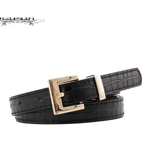 Best YBT Imitation Leather Womens Belt Alloy Pin Buckle Belt versatile decorative Individual Womens Belts For Jeans