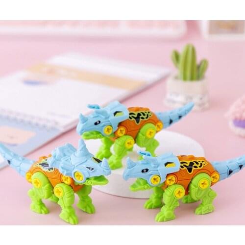 Assembled Dinosaur Toy Children Screw Diy Puzzle Disassembly Combination Deformation Overlord Boys and Girls Holiday Gifts
