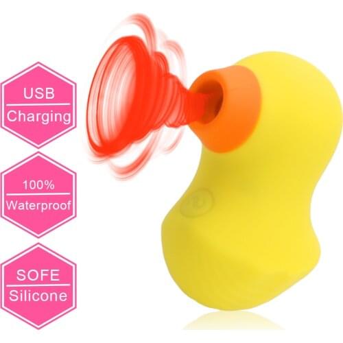 Sex Toy for Women G-spot Clitoris Stimulator Oral Sex Nipple Massager Vagina Sucking Vibrator Duck Vibrating Sucker