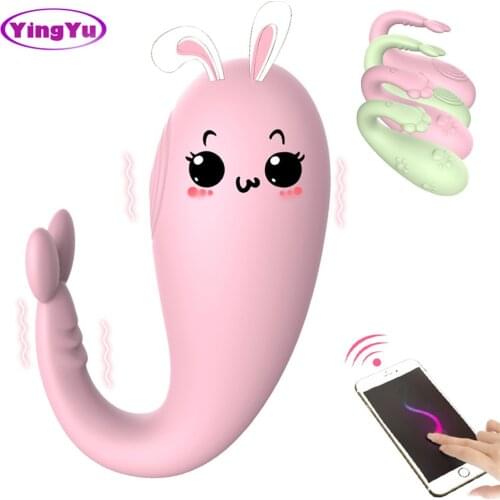 Silicone Vibrator Massager App Bluetooth Wireless Remote Control G-Spot Massage 8 Frequency Dildo Adult Game Sex Toys For Women