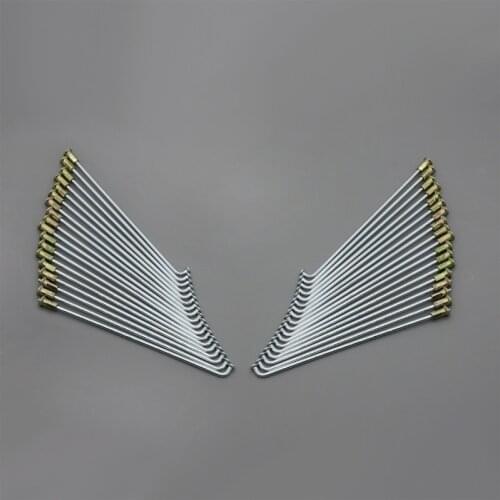 Steel Wheel Spoke For Honda CJ360 CB350 CL350 CB360 CL360 CB350F CB400F CJ360T Motorcycle Rear Wheel Spoke Set Kit