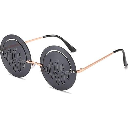 TEENYOUN 2021 Fashion Luxury Round Sunglasses Women Men Hollow Carved Design Sun Glasses UV400 Eyewear Oculos de sol