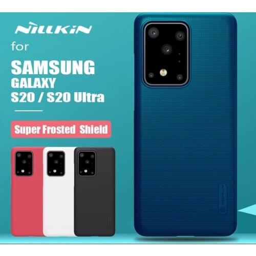 For Samsung Galaxy S20 Ultra Case Nillkin Super Frosted Shield Ultra-Thin Hard Matte Back Cover for Samsung S20 Ultra Phone Case