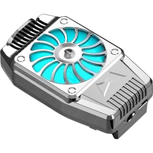 Retail Portable Cooling Fan Mobile Phone Cooler Game Heatsink Aux Radiator for iPhone/Samsung/Xiaomi