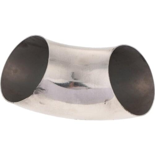 3x Auto 2.5" 63mm 90 Deg Weldable Exhaust Pipe Universal Thickness:1mm
