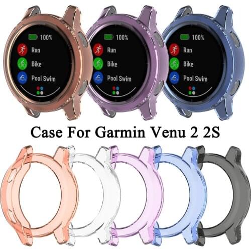 Protective Case For Garmin Venu 2 2S Protector Cover For Garmin vivoactive 4 4S Soft TPU Sleeve Shell Smart Watch Accessories