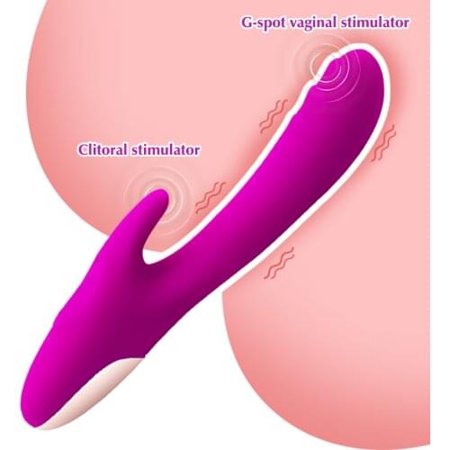 24cm Dual Motor Female Vibrator Vagina Clitoral Stimulator 30-frequency Vibration Female Masturbator Big Dildo Orgasm Sex Toys